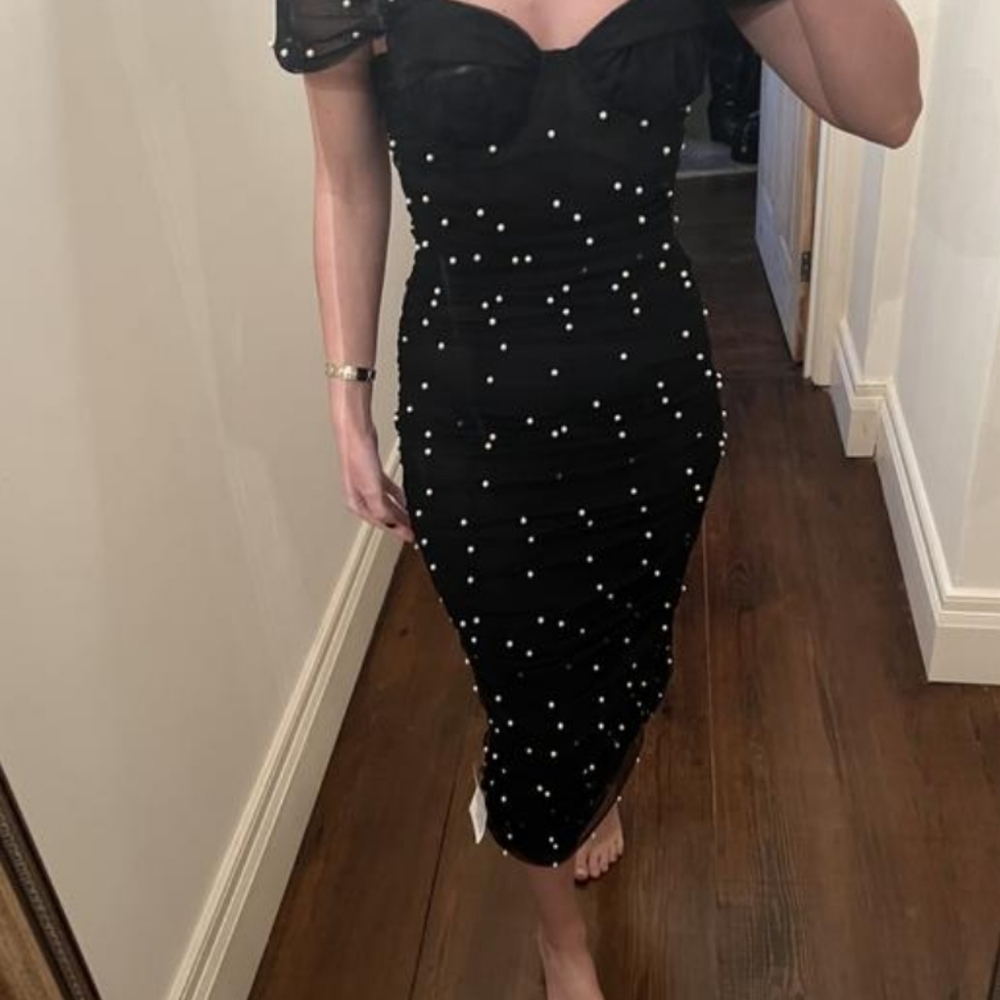 Elegant Pearl Dress